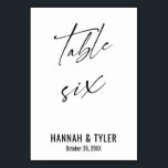 Übersicht über zeitgenössische elegante Typografie Tischnummer<br><div class="desc">Kühl, einfach, modern, elegant. Dieses Design ergänzt eine wachsende Sammlung von einzigartigen Stücken, die auffällig und unverwechselbar sind. Verwenden Sie die Vorlagenfelder, um die Platzhalterangaben zu ändern und das Design selbst zu gestalten. Weitere Farben und Stile sind in dieser Sammlung verfügbar. Hier habe ich einen wunderschönen Schriftart für die Kopfzeile...</div>