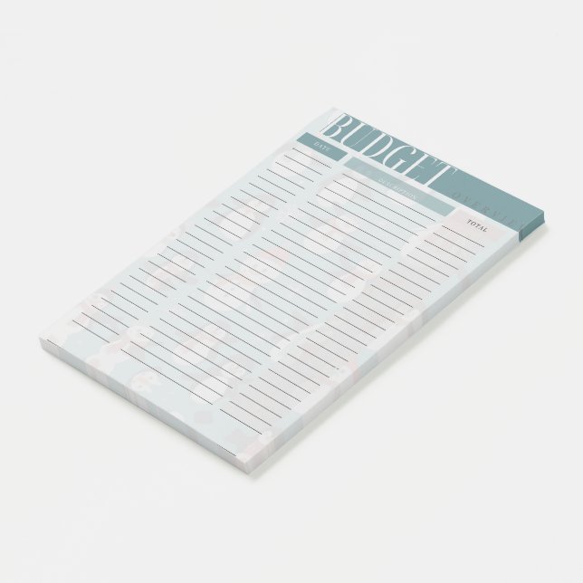 Übersicht Übersicht über den Budgetracker Snowman  Post-it Klebezettel (angewinkelt)