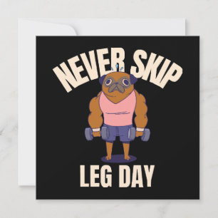 Überspringe nie den Beintag