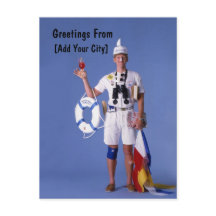 Überspringen Sayles™_humorvolle Grüße aus Postkart