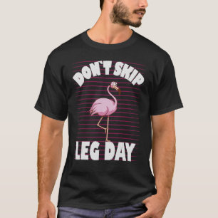 Überspringen Sie den Beintag Flamingo T-Shirt