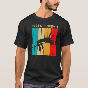 Überspringen Sie es einfach hoch springende Retro- T-Shirt