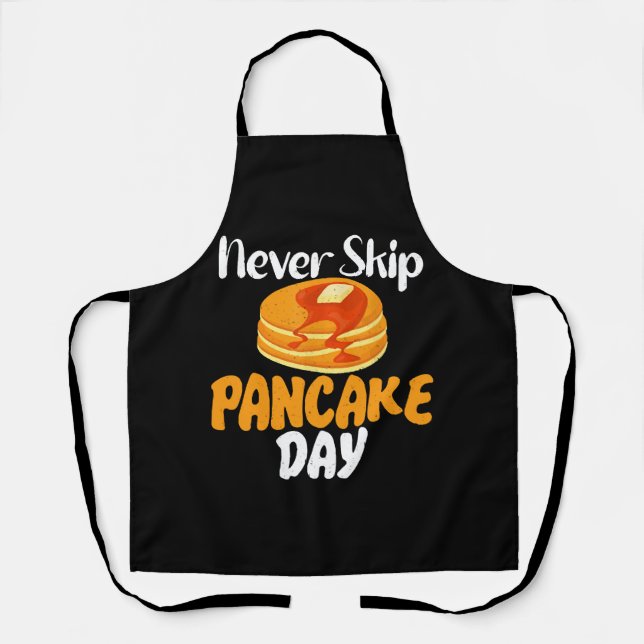 Überspringen Sie niemals den Pancake Day Schürze (Vorderseite)