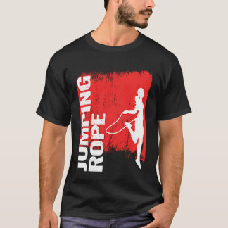 Überspringen von Seilen und Seilen für Frauen und  T-Shirt