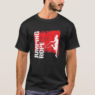 Überspringen von Seilen und Seilen für Frauen und  T-Shirt