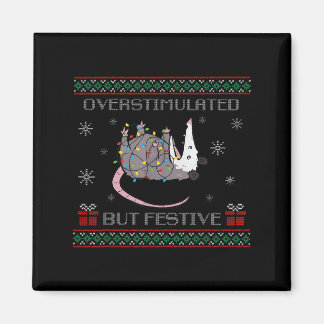 Überstimuliert aber festlich Ssum Weihnachten Häss Magnet