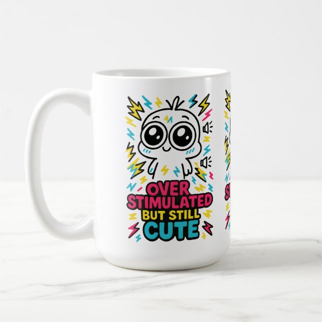 Überstimuliert, aber immer noch süß – sensorische  kaffeetasse (Links)