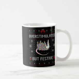 Überstimulierter aber festlicher lustiger Possum h Kaffeetasse