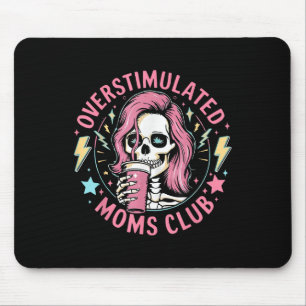 Überstimulierter Mütterclub Muttertag Totenkopf Un Mousepad