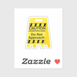 Überstimulierter Sticker