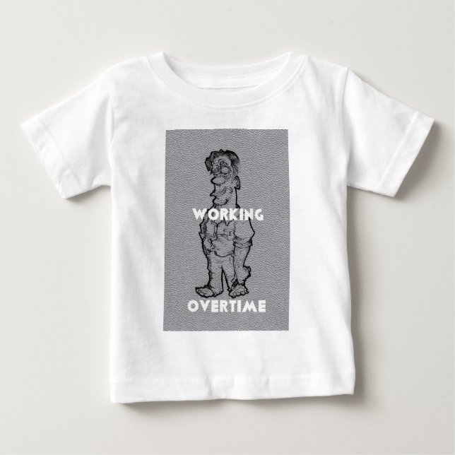 Überstunden Baby T-shirt (Vorderseite)