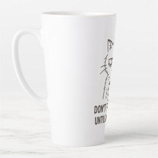 Überstunden Cat Tasse - "Sprich nicht mit mir bis 
