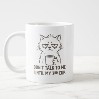 Überstunden Cat Tasse - "Sprich nicht mit mir bis 