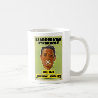 Übertriebene Hyperbel-Tasse Kaffeetasse
