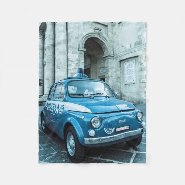 Überwachen Sie Fiat 500, Italien, umfassendes Fleecedecke (Vorderseite)