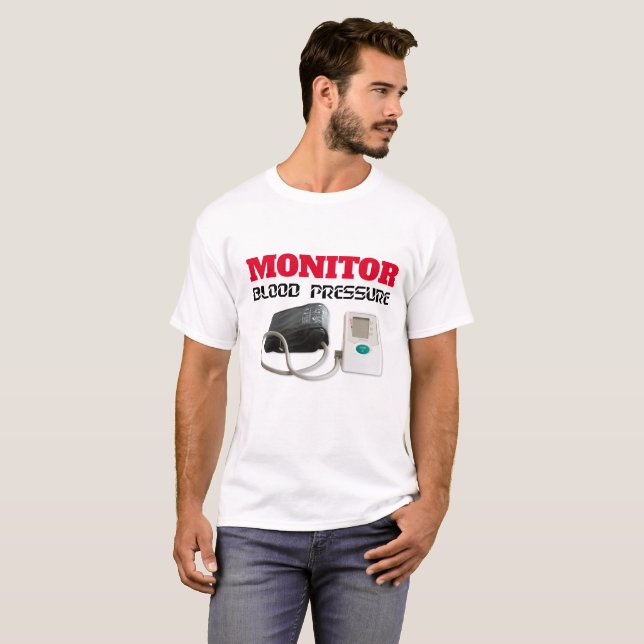 Überwachung des Blutdrucks T-Shirt (Vorne ganz)