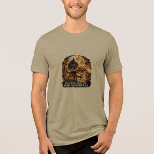 Überwachung des Paranormalen Golden Retriever Hall Tri-Blend Shirt