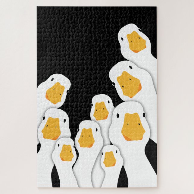 Überwachung durch Eerie: Geese-Überwachung aus dem Puzzle (Vertikal)