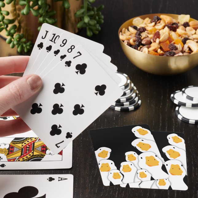 Überwachung durch Eerie: Geese-Überwachung aus dem Spielkarten (In Situ)