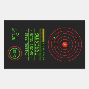 Überwachungs-LED-Kontrollgerät X2 Fake Rechteckiger Aufkleber
