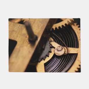 Überwachungsmechanismus Abstrakt Fußmatte