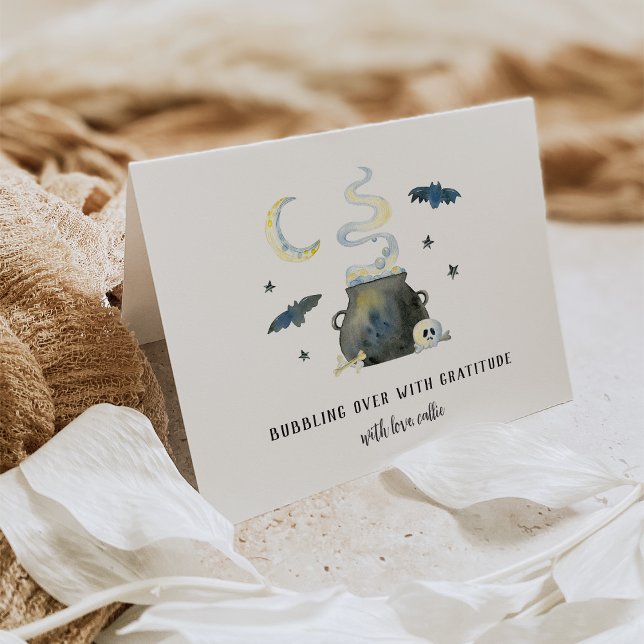 Überwältigend mit einer schönen Halloween-Kinderdu Dankeskarte (Von Creator hochgeladen)