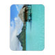 Überwasserresort auf Bora Bora rechteckiger Magnet (Vertikal)