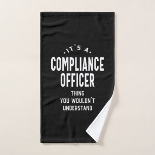 Überweisung an Compliance Officer Handtuch