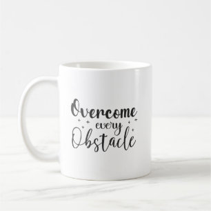 Überwinden Sie jedes Hindernis - Fitness, Hektik,  Kaffeetasse