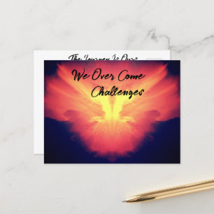 Überwindung eines Verlustes eines Begleiters oder  Postkarte