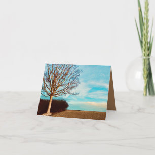Überwinterungskartenbaum dankeskarte
