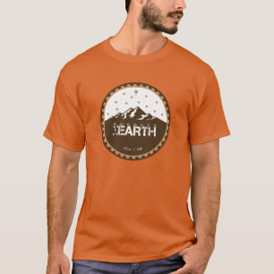 Überwundenes Erdrundes Logo [orange] T-Shirt