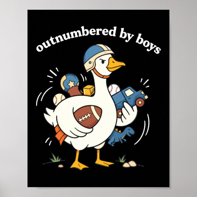 Überzahlte Grafik Poster (Vorne)
