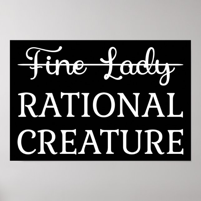 Überzeugungskraft Jane Austen - Rational Creature  Poster (Vorne)