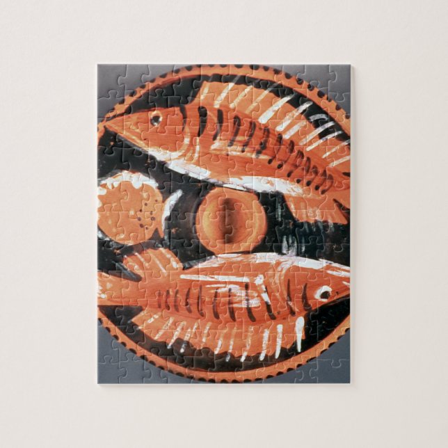 Überziehen Sie zwei Fische, 350 BC darstellen Puzzle (Vertikal)