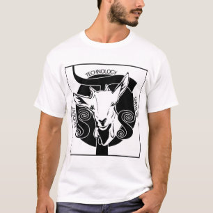 Überziehschutzanlagen-Ziegen-Logo T-Shirt