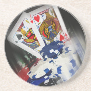 Überzogene Haken-Untersetzer Sandstein Untersetzer