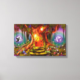 überzogene Leinwand Der Zauberbaum