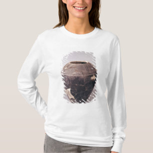 Überzug-Vase verziert mit wallend Linien T-Shirt