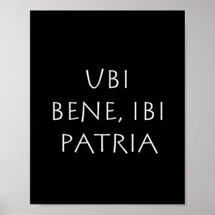 Ubi bene ibi patria poster