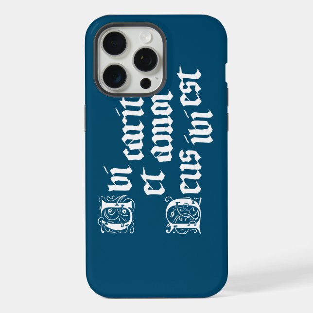 Ubi Caritas iPhone Hülle (Rückseite)