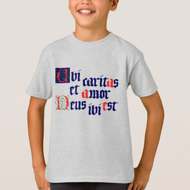Ubi Caritas T-Shirt (Vorderseite)