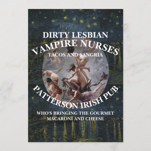 Üble Reise Krankenschwester  Feiertagskarte (Vorderseite)