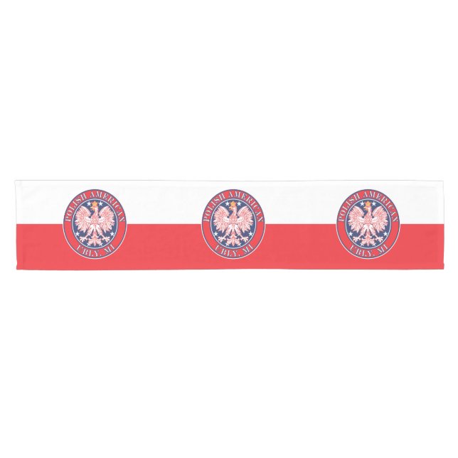 Ubly Michigan Polish Kurzer Tischläufer (Horizontal)