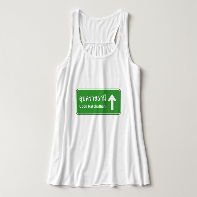 Ubon Ratchathani Ahead ⚠ thailändisches ⚠ Tank Top (Design Vorderseite)