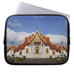 Ubosot-Halle oder Bot, Wat Benchamabophit, Bangkok Laptopschutzhülle