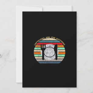 Übrig gebliebenes ist für Aufgeber Retro Vintage L Feiertagskarte