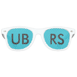 UBRS Fans Brille mit blauer Linse Sonnenbrille