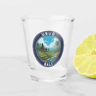 Ubud Bali Indonesien Reise Schnapsglas