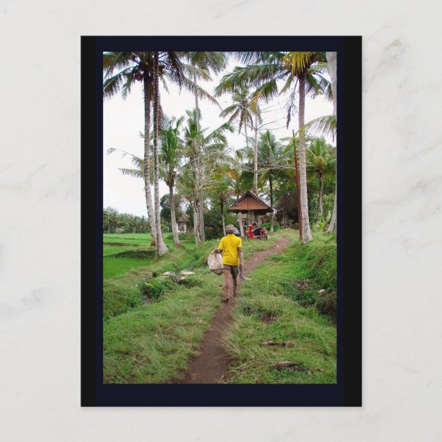 Ubud Bali Postkarte (Vorderseite)